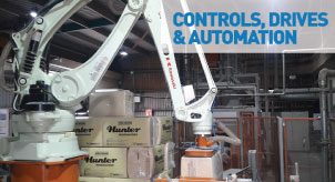 Controls Drives & Automation Features Kawasaki Bale-Handling Robot