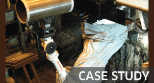 CASE STUDY: Track-Mounted Robots Tackle Dangerous Steel Fabrication Task