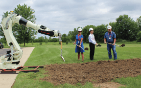 Kawasaki Robotics (USA), Inc. Breaks Ground on Facility Expansion02