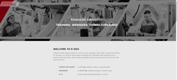 One resource for Kawasaki customers - K-EDU