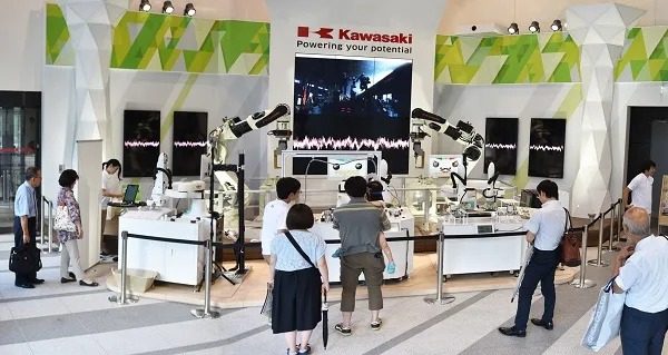 Kawasaki Robostage robot showroom