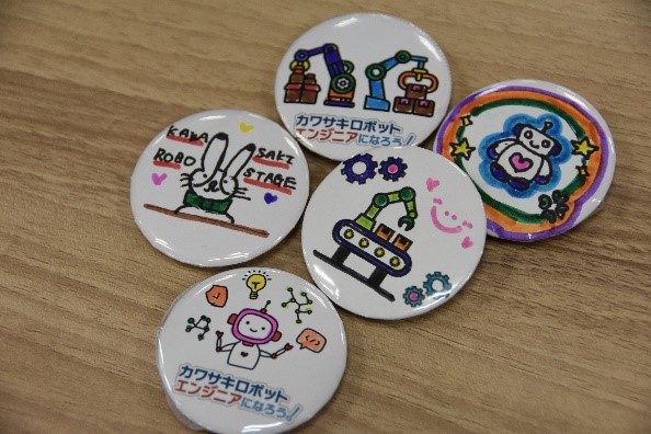川崎重工の缶バッヂ制作