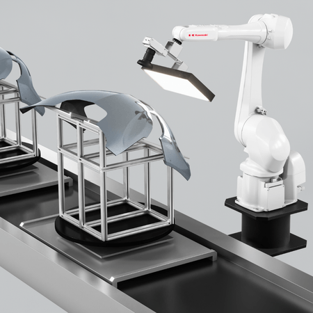 外観検査ロボットシステム | 川崎重工の産業用ロボット 外観検査ロボットシステム | 川崎重工の産業用ロボット