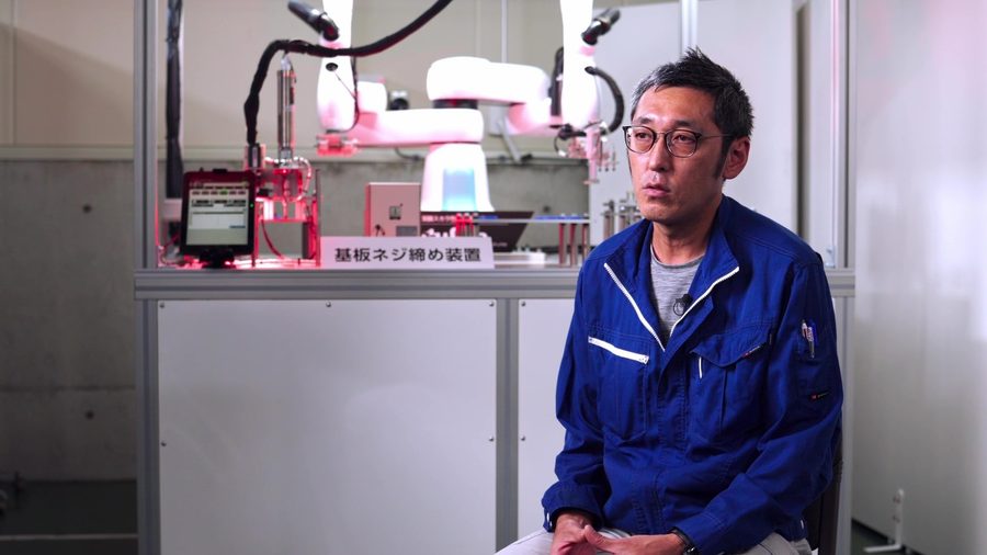 菱和電機株式会社 FAロボットシステム事業部の菊池氏