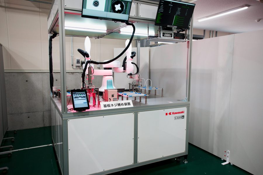 周辺機器はミニマムで、柔軟な自動化を実現