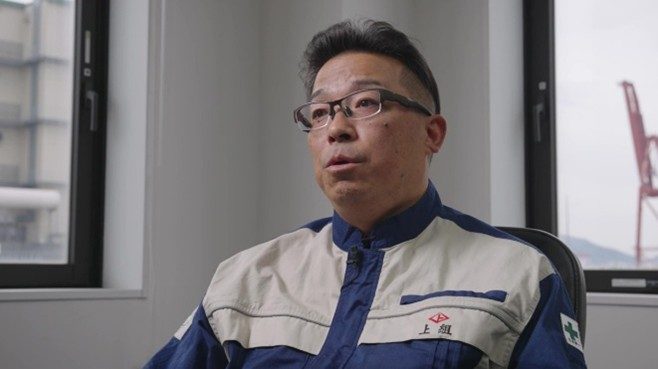 上組 倉庫部 統括所長 中村氏