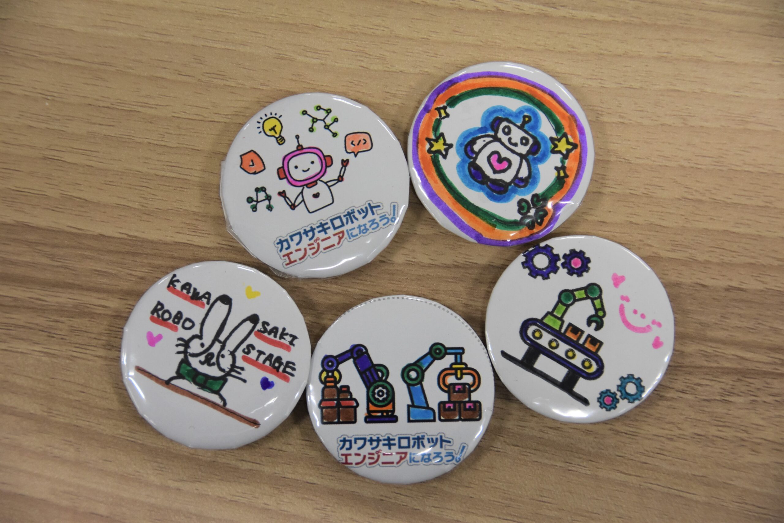 みなとサイエンスフェスタ　缶バッヂ