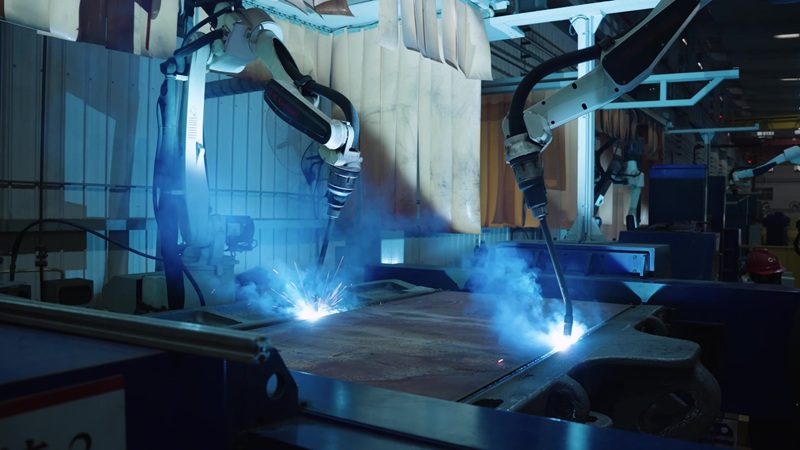 川崎重工のロボットが実際に稼働する現場