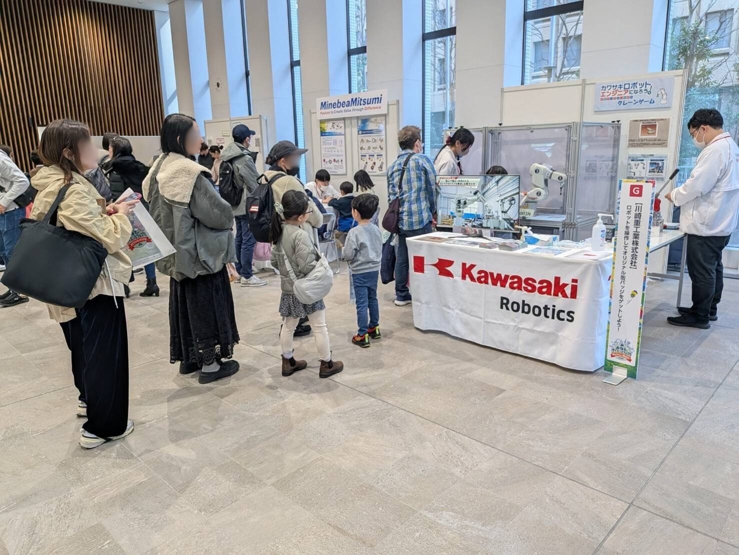 みなと科学館サイエンスフェスタブースの様子