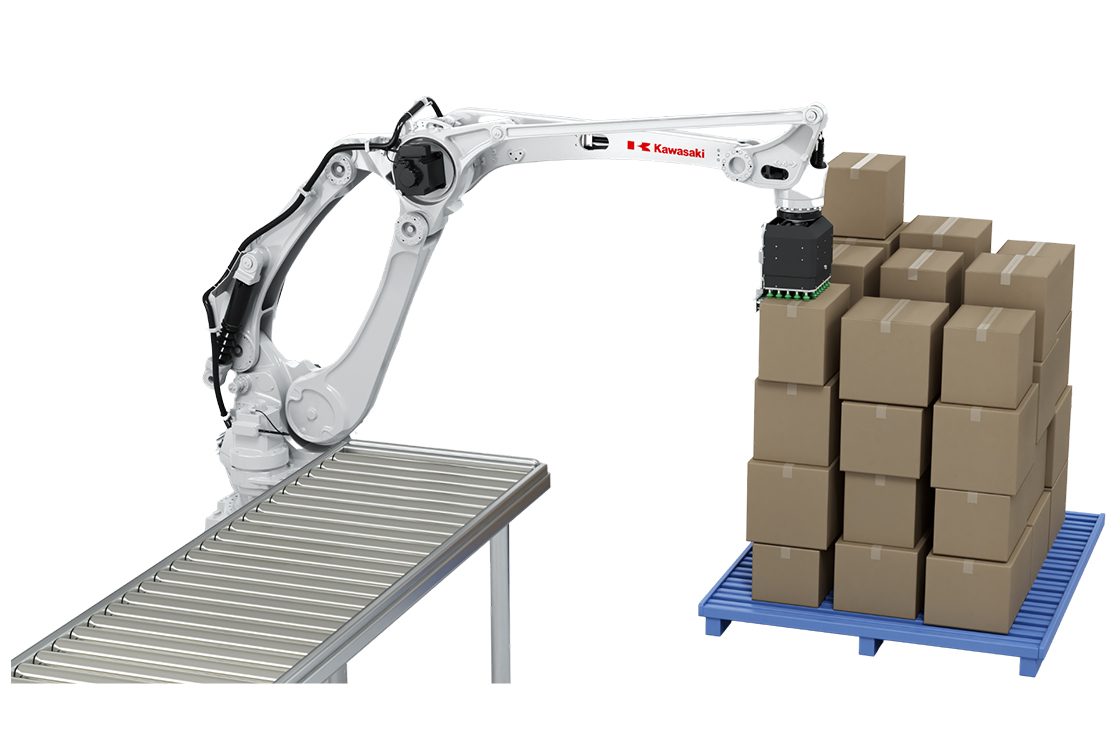 混載AIデパレタイズソリューション(CP110L)