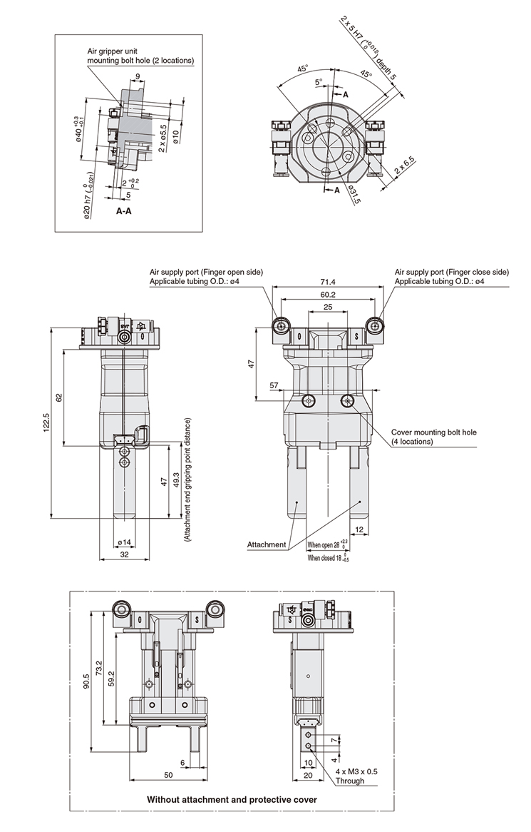 Air Gripper Unit for Collaborative Robots04