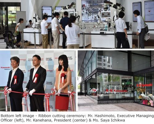 A Kawasaki abre o showroom do Centro de Robótica de Tóquio, "Kawasaki Robostage"