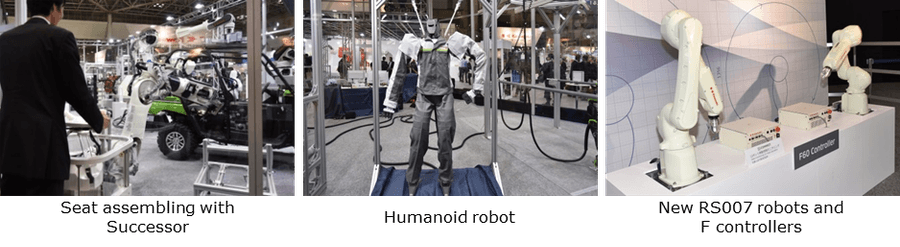 Seat assembling withSuccessor/Humanoid robot/New RSOO7 robots andF controllers