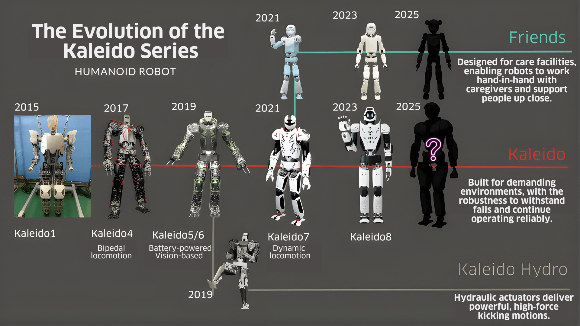 The Evolution of the Kaleido Series