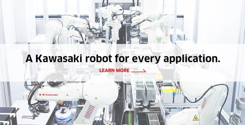 En Kawasaki-robot til enhver applikation. LÆR MERE
