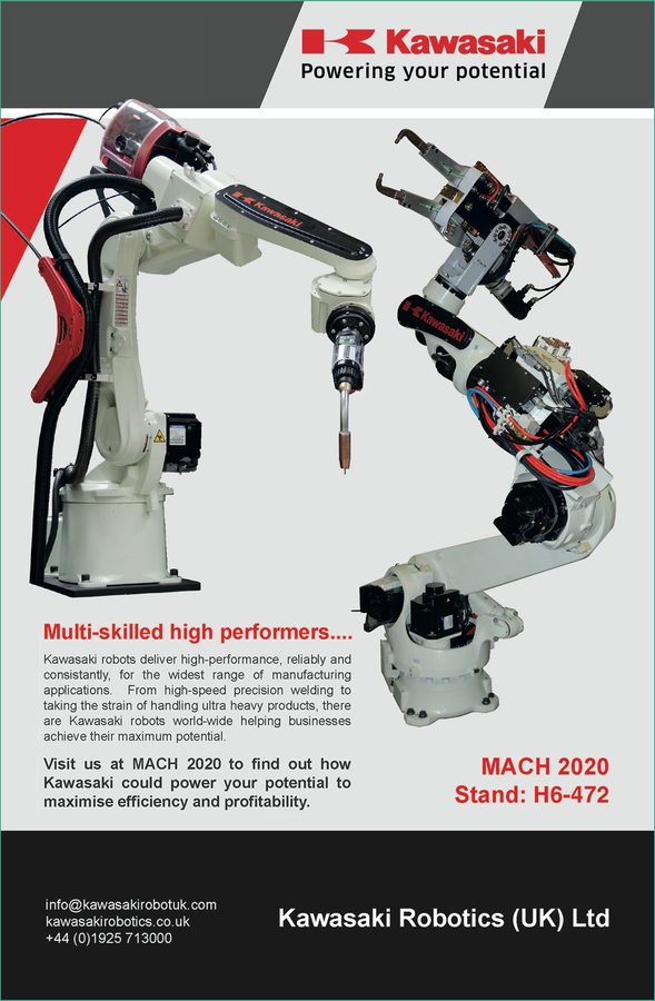 Kawasaki Robotics Presents ‘Ask the Experts’ Facility at Mach 2020 pamphlet