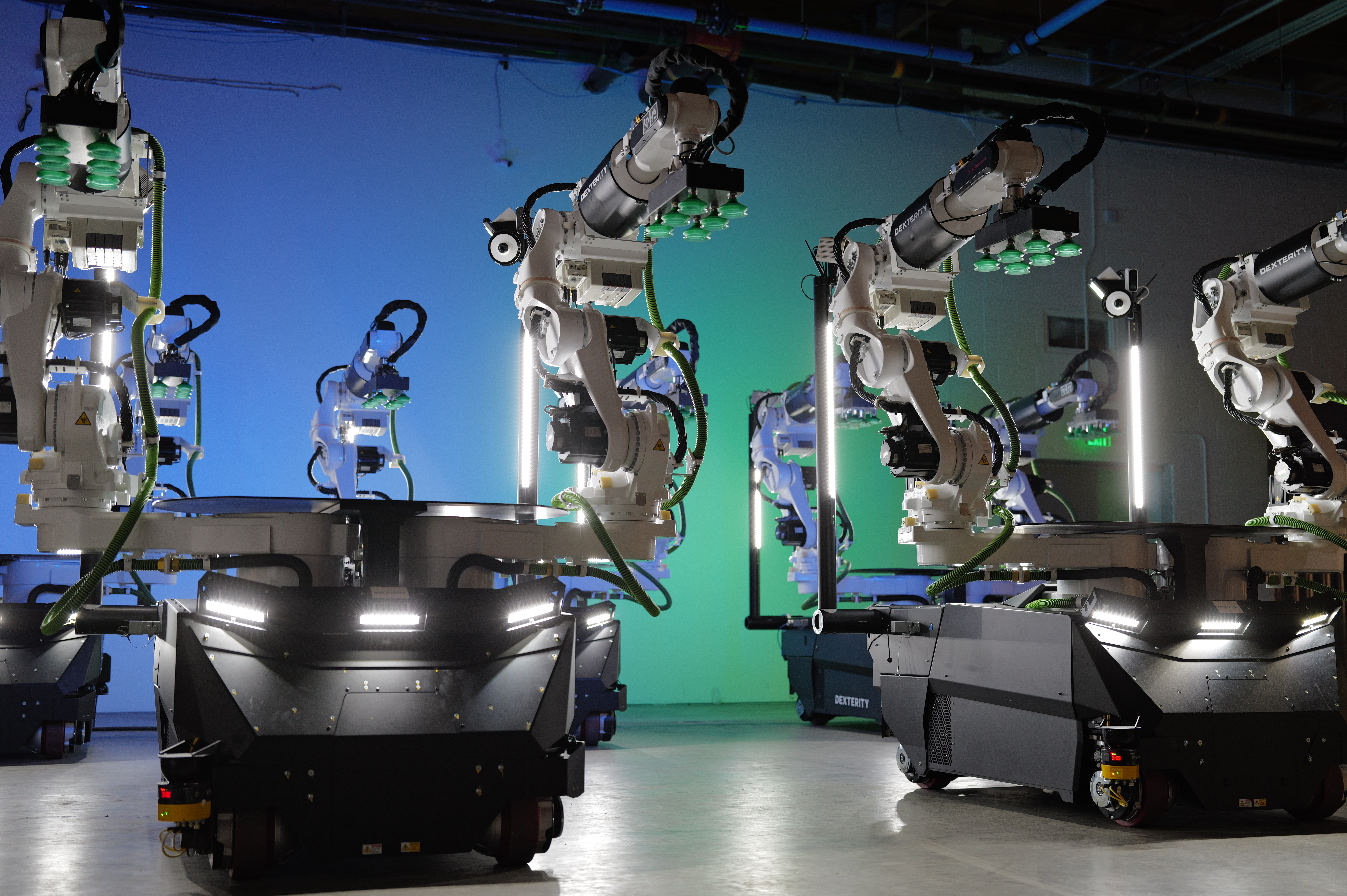Kawasaki Robotics and Dexterity Ramp Mech Humanoids on RL030N for Warehouse Logistics